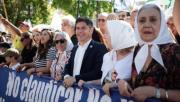 Homenaje a Hebe: las Madres marcharon junto a Kicillof en un acto con fuerte contenido político
