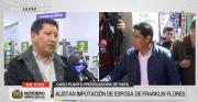 Fiscalía solicitará detención preventiva para la esposa de Franklin Flores