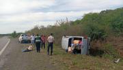 Vuelco en la ruta 9/34: una mujer de 72 años sufrió lesiones tras quedarse dormido el conductor