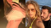 Jennifer López se tapó el tatuaje dedicado a su matrimonio con Ben Affleck