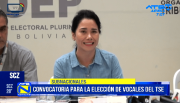 TSE en Santa Cruz recuerda plazos cortos tras convocatoria para elegir vocales nacionales