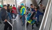Colados intentaron agredir a guardas de TransMilenio: les pelaron cuchillo