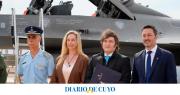 El curioso sticker pegado en uno de los aviones F-16 y la explicación oficial: “En honor al Presidente”