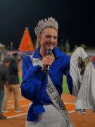 Clara Vegas disfrutó del juego Leones del Caracas vs Navegantes del Magallanes