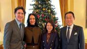 Katy Perry debuta como “primera dama” junto a Justin Trudeau en Japón