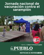 Jornada nacional de vacunación contra el sarampión