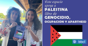 Comunidad chileno-árabe de Valdivia instala afiches en locales comerciales en apoyo a Palestina