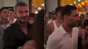 Impensado: el video de David Beckham bailando cumbia y el “trencito” con Lionel Messi