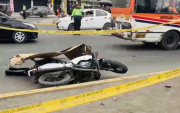 Policía muere arrollado por un volquete en la Panamericana Norte