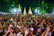 Aragua vivió con alegría el encendido de la Navidad