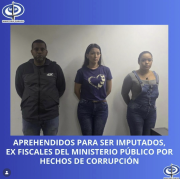 MP: Tres exfiscales detenidos en Caracas: serán imputados por delitos de corrupción