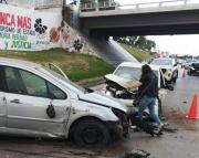 Atención en los accesos: afectación en el tránsito por violento e insólito choque