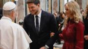 Luisana Lopilato y Michael Bublé emocionaron al Papa León XIV en un concierto solidario en el Vaticano