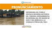 DEFENSORÍA DEL PUEBLO DESTACA DECISIÓN HISTÓRICA DEL TRIBUNAL AGROAMBIENTAL EN DEFENSA DEL RÍO MADRE DE DIOS Y DEL DERECHO A LA CONSULTA PREVIA DEL TIM II