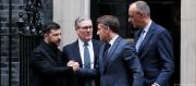 Alemania, Reino Unido y Francia respaldan a Zelenski