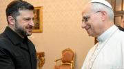 El papa expresó a Zelenski su deseo de una paz justa