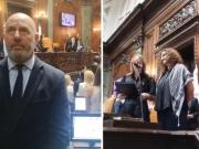 Jura porteña: Waldo Wolff le dio la espalda a una diputada que defendió a Palestina y Pitu Salvatierra juró por una radio K