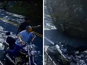 Impactante video: una roca gigante a lo Indiana Jones sorprende a un hombre y casi causa una tragedia