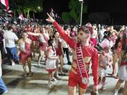 Escuela de samba Barrio Ceibal /Se adueñó de la noche con una fiesta rojiblanca