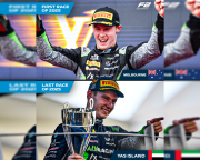 De principio a fin: Joshua Duerksen ganó la primera y última carrera del 2025 en la F2