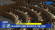 Alianza Libre rechaza el PGE 2026 y pide aclarar manejo de recursos de la gestión anterior