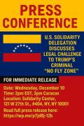 EEUU: Hoy: El National Lawyers Guild, denuncia en rueda de prensa la ilegalidad de la 'zona de exclusión aérea' de Trump
