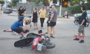 Joven Motociclista Resultó Politraumatizada