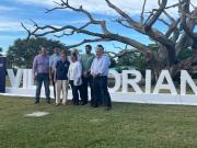 Inauguraron la conexión a fibra óptica en Villa Soriano