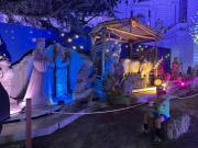 Así se vivió el armado del pesebre y el encendido del árbol de Navidad en La Plata