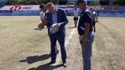 Orsi asistió a un encuentro de rugby donde participan presos de cárceles de Montevideo