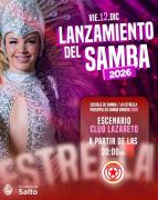 Este viernes /La legendaria Escuela de Samba
