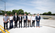Kicillof inauguró el nuevo Puente Gogna sobre el Río Luján