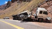 Vuelco en la Ruta 7: un camionero quedó grave tras perder el control de su vehículo y chocar