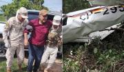 Rescatan con vida a dos ocupantes de una avioneta que cayó en Beni