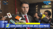Legisladores respaldan detención preventiva de Luis Arce por caso Fondo Indígena