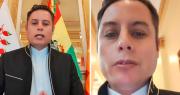 Lara publica un video contra el ministro Justiniano, lo borra y luego sube otro agradeciéndole