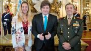 Presti juró como el primer ministro de Defensa con uniforme en 50 años