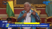 La Paz se alista para el desfile navideño con amplio despliegue de seguridad