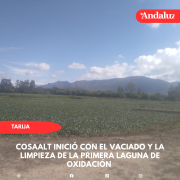 Cosaalt inició con el vaciado y la limpieza de la primera laguna de oxidación