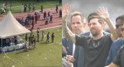 VIDEO: Evento de exhibición de Messi en la India terminó en caos, solo se presentó 10 minutos y desató la furia del público