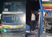 Tres micros con hinchas de Estudiantes chocaron rumbo a Santiago del Estero: no hubo heridos de gravedad