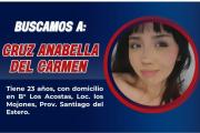 Buscan a una joven de 23 años desaparecida en Los Mojones