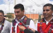Alcalde Torres destaca entrega de alcantarillado para 120 familias en los barrios Simón Bolívar y Morros Blancos de Tarija
