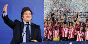 El sugerente mensaje de Javier Milei tras la victoria de Estudiantes ante Racing en la final del Clausura