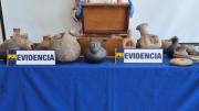 Anticuario de 73 años quedó apercibido por posesión de 36 piezas precolombinas y restos bioantropológicos