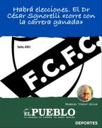 Habrá elecciones. El Dr César Sgnorelli corre con la carrera ganada ‣ Eleazar José Silva
