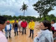 Porongo declara desastre municipal; tras un fallecido y un desaparecido por las lluvias