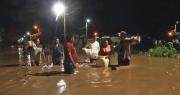 El río Piraí se desborda en Montero y provoca evacuación de varias familias