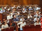 El diputado Aníbal Méndez y su suplente Julio Guastavino, desarrollaron una agenda marcada por definiciones legislativas relevantes