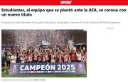 El mundo habló de la épica de Estudiantes: así cubrieron los medios la consagración del Pincha